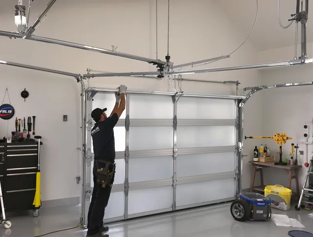 Wilmington Garage Door Repair certified team performing precision garage door installation in Wilmington