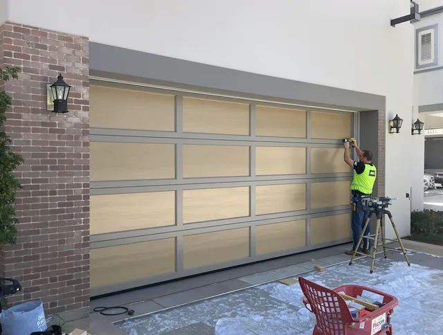 Garage door replacement service by Wilmington Garage Door Repair in Wilmington