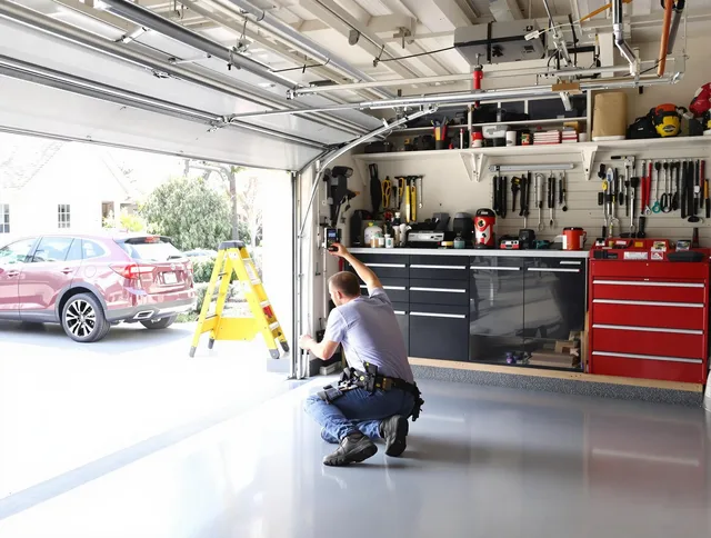 Local garage door repair service by Wilmington Garage Door Repair in Wilmington