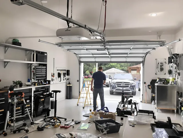 Garage door opener installation by Wilmington Garage Door Repair in Wilmington